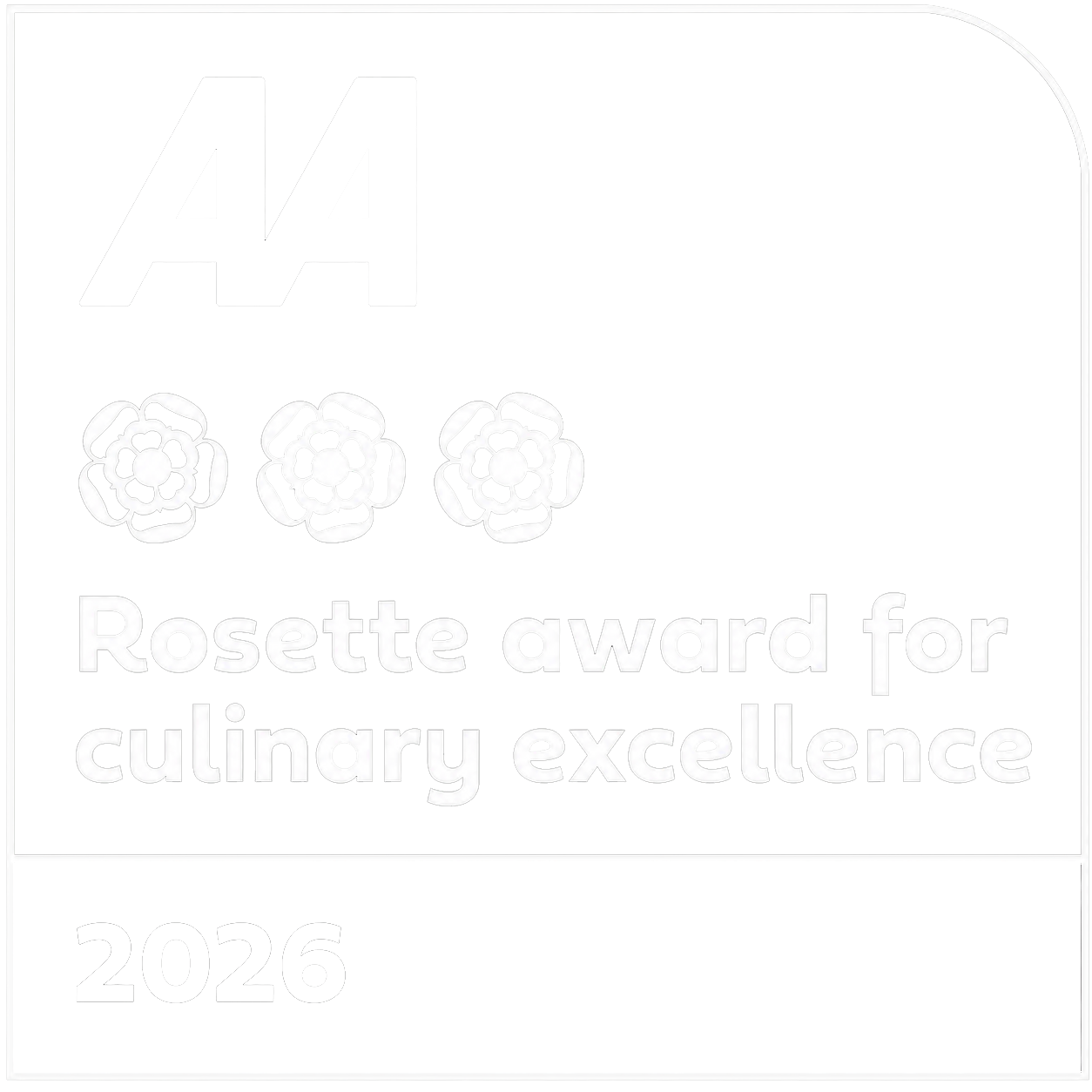 3 Rosette awards
