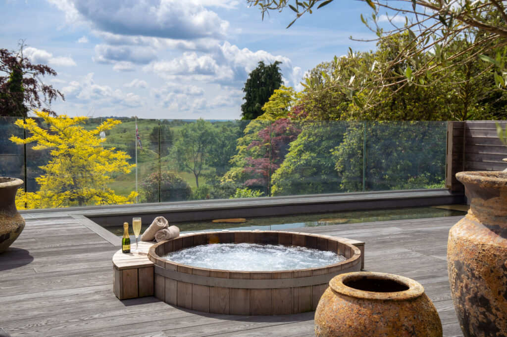 Hot tub spa space